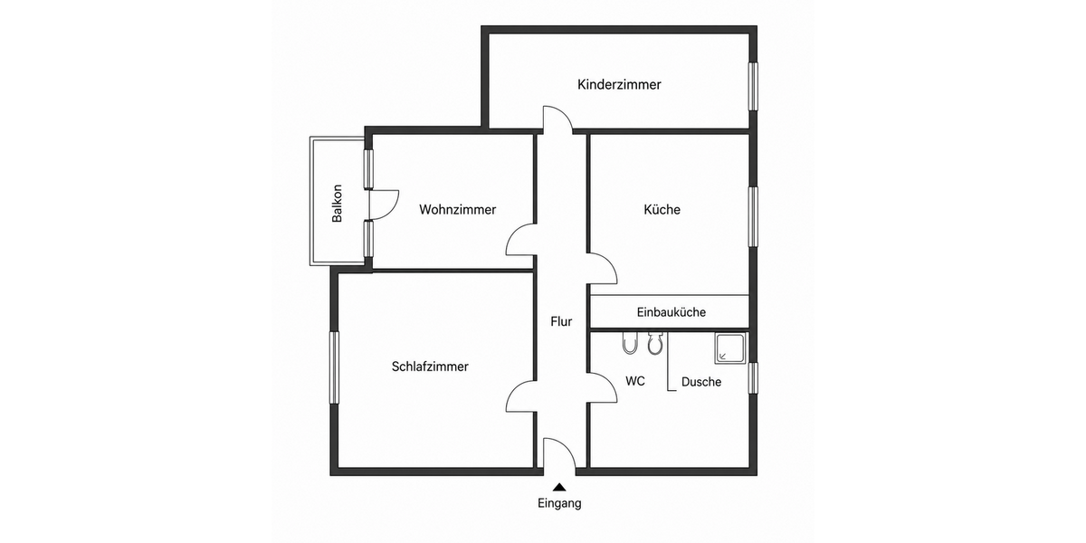 Etagenwohnung Bochum Altenbochum - 3 Zimmer, 70 m&sup2;, 650&euro; | Angebot:27313098